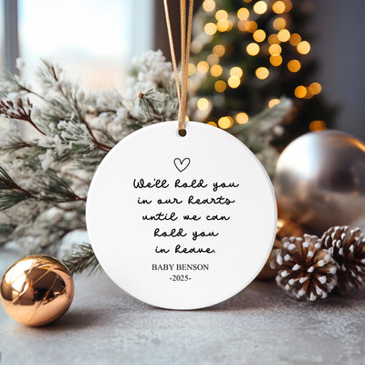 Personalized Baby Memorial Ornament: Infant Loss Remembrance Gift