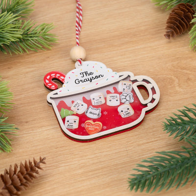 Personalized Family Christmas Ornament, Family Keepsake, Family Christmas Gift, Family Ornament 2025, Holiday Tree Decoration, Custom Family