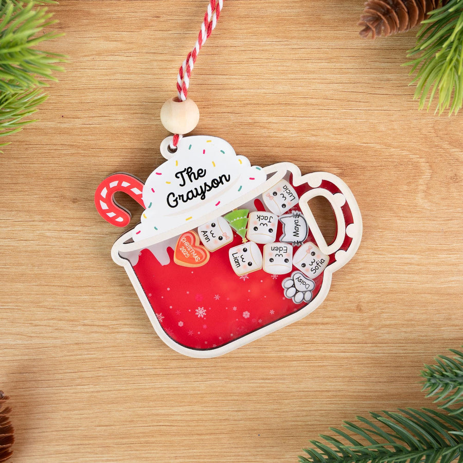 Personalized Family Christmas Ornament, Family Keepsake, Family Christmas Gift, Family Ornament 2025, Holiday Tree Decoration, Custom Family