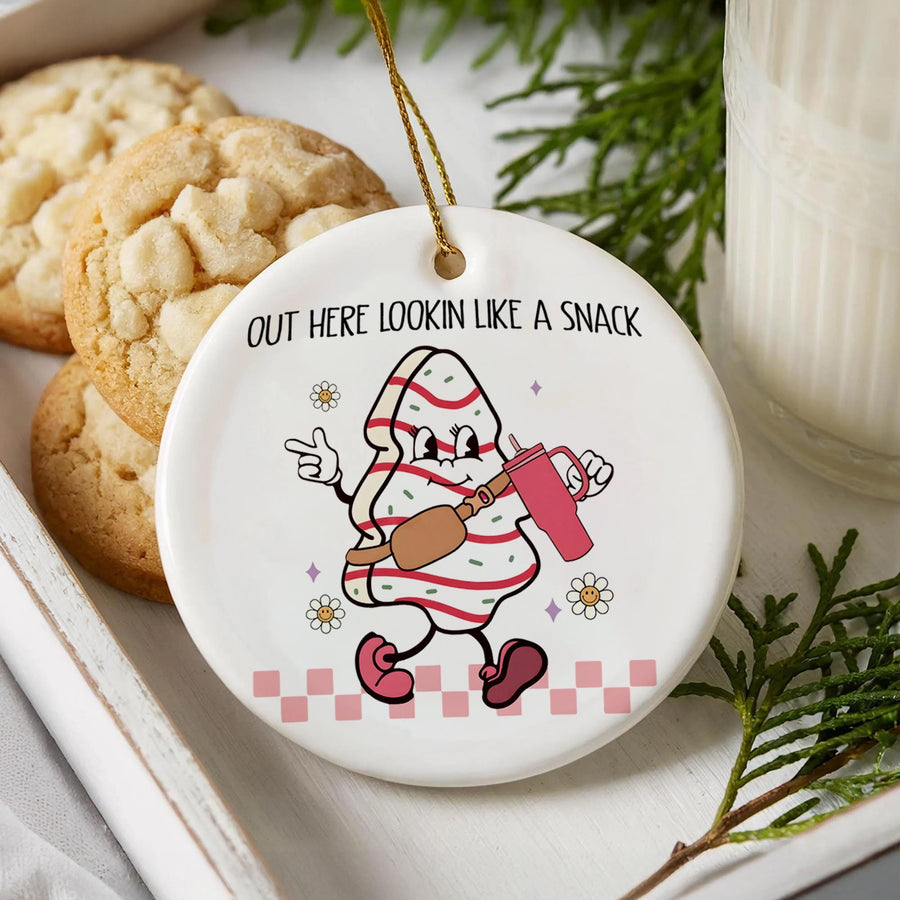 Funny Christmas Ornament, Little Debbie Christmas Tree, Holiday Keepsake, Funny Christmas Decor, White Elephant Gift, Christmas Tree Hanging