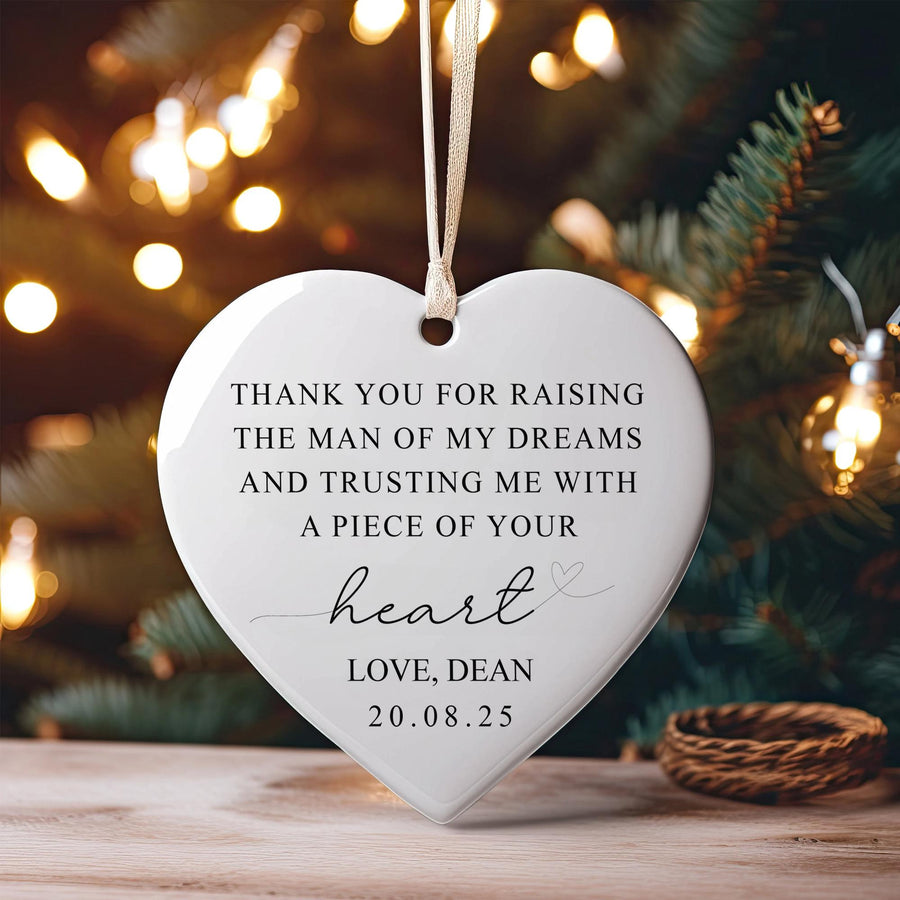 Mother of the Groom Ornament: Heartfelt Wedding Thank You Gift