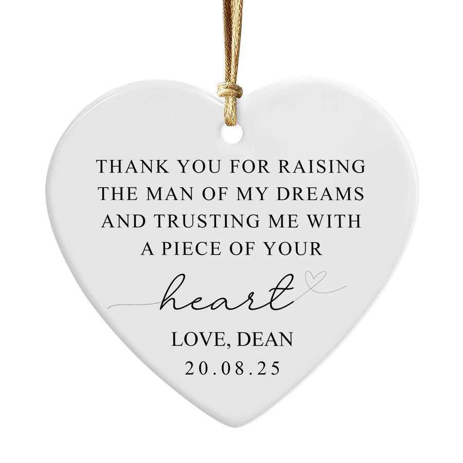 Mother of the Groom Ornament: Heartfelt Wedding Thank You Gift