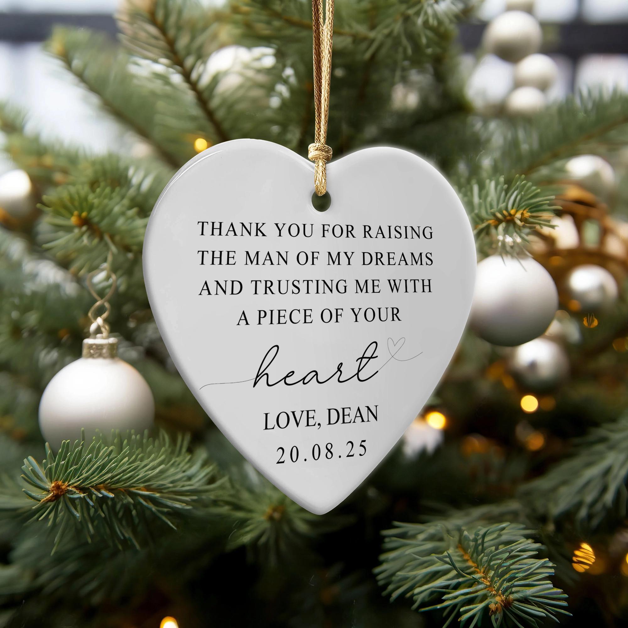 Mother of the Groom Ornament: Heartfelt Wedding Thank You Gift