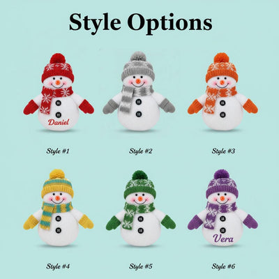 Personalized Snowman Christmas Ornament, Custom Name Acrylic Ornament, Cute Winter Keepsake, Holiday Decoration for Kids, 2025 Gift Idea