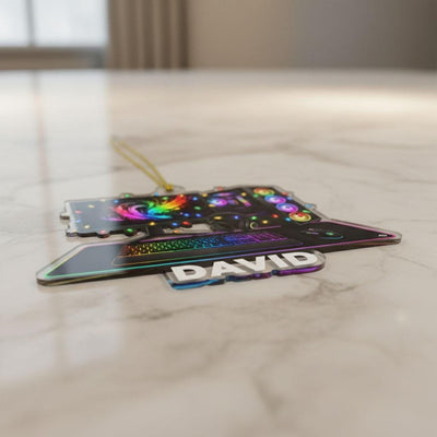 Personalized Gaming PC Ornament with Custom Name, RGB Gamer Christmas Decor, Custom Gaming Setup Ornament, Gift for Gamers, Holiday Keepsake